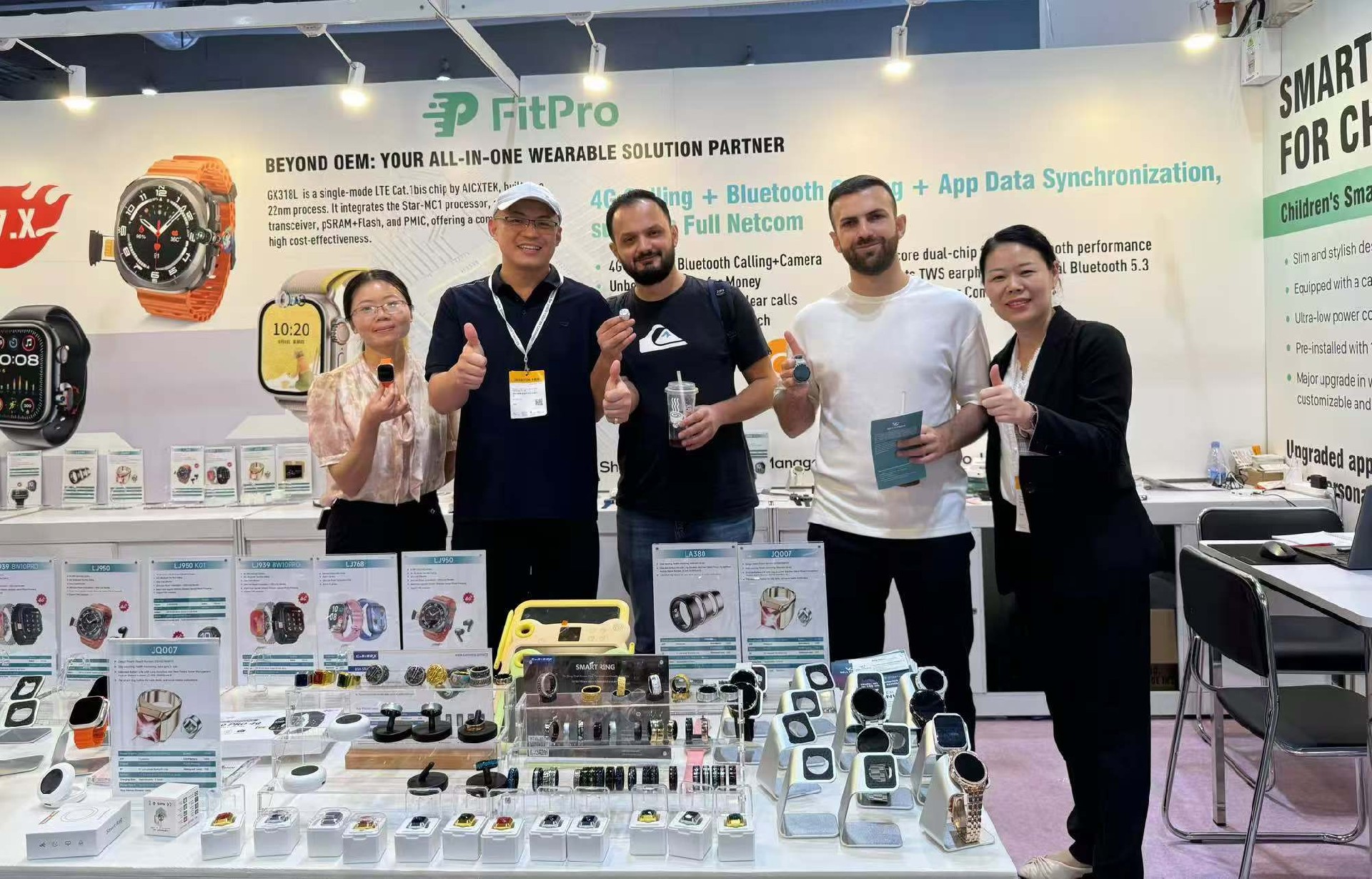 Well Fitness display at the Hong Kong fair